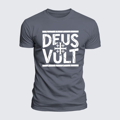 Luxe Mercerized Cotton Tee - Deus Vult