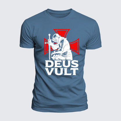 Luxe Mercerized Cotton Tee - Deus Vult