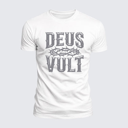 Luxe Mercerized Cotton Tee - Deus Vult