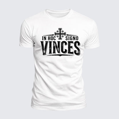 Luxe Mercerized Cotton Tee - In Hoc Signo Vinces