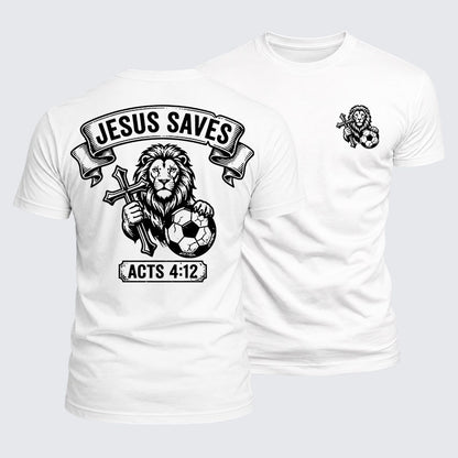 Luxe Mercerized Cotton Tee -  Jesus Saves