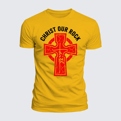 Luxe Mercerized Cotton Tee - Christ Our Rock