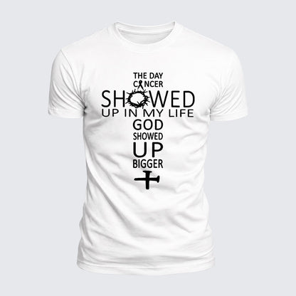 Luxe Mercerized Cotton Tee - The Devil Saw Me Until I Said Amen