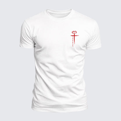 Luxe Mercerized Cotton Tee - Red Cross Yeshua