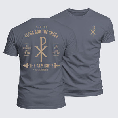 Luxe Mercerized Cotton Tee - Alpha And Omega