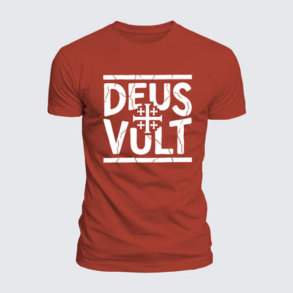 Luxe Mercerized Cotton Tee - Deus Vult