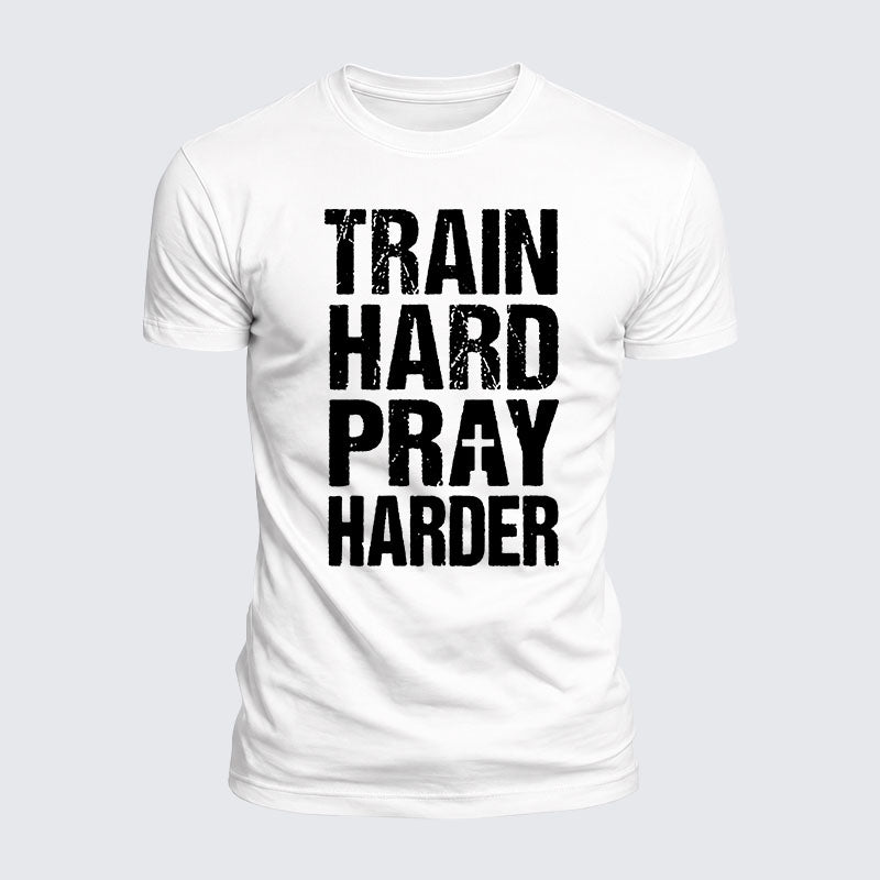 Luxe Mercerized Cotton Tee - Train Hard Pray Harder