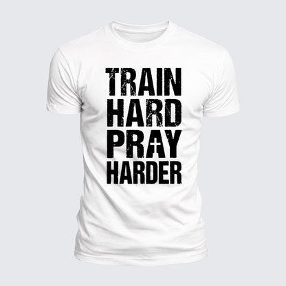 Luxe Mercerized Cotton Tee - Train Hard Pray Harder