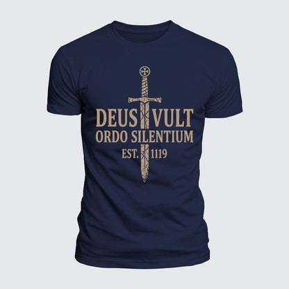 Luxe Mercerized Cotton Tee - Deus Vult