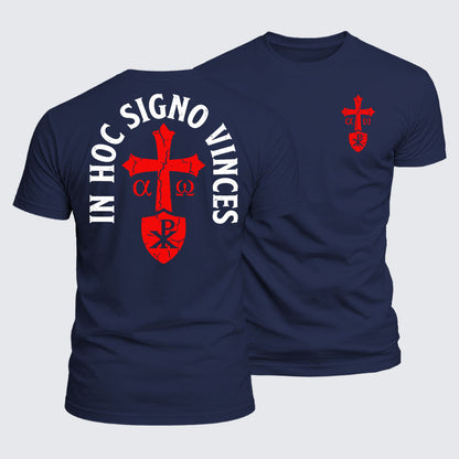 Luxe Mercerized Cotton Tee - In Hoc Signo Vinces