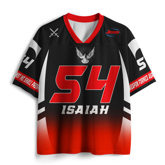 No Weapon Formed Against Me  Christian Mesh Jersey
