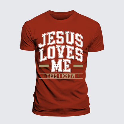 Luxe Mercerized Cotton Tee - Jesus Love Me This I Know