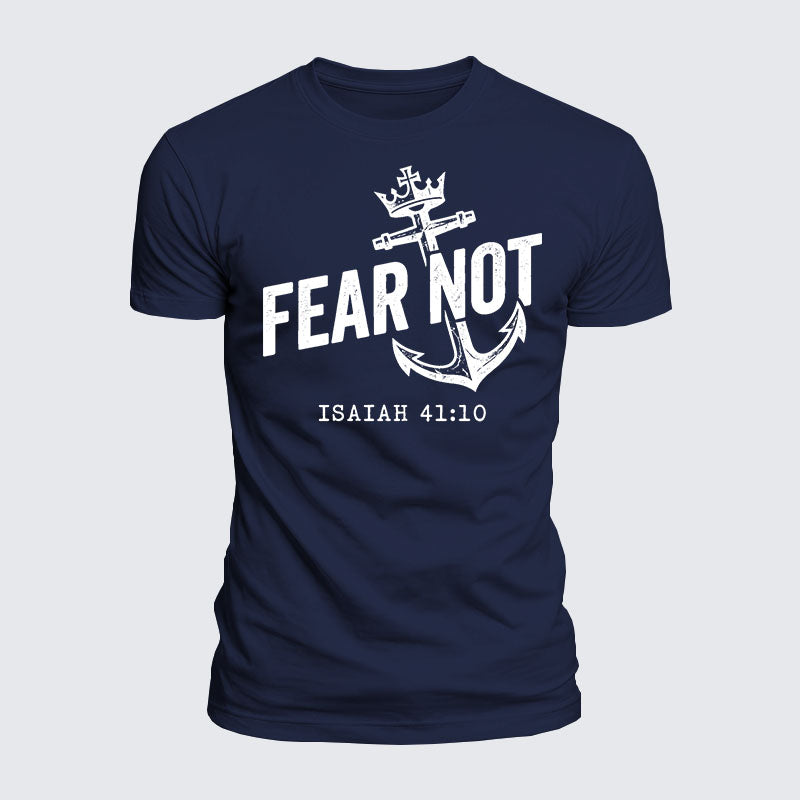 Luxe Mercerized Cotton Tee - Fear Not Isaiah 41:10