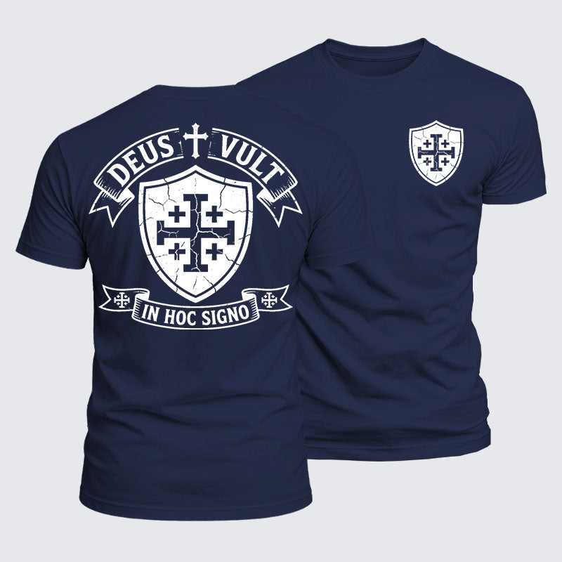 Luxe Mercerized Cotton Tee - Deus Vult