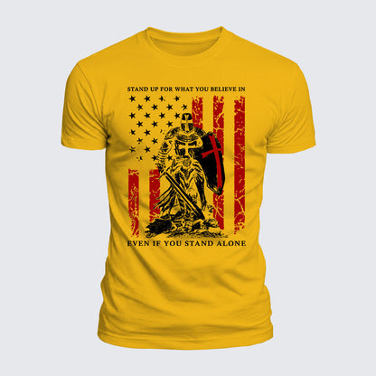 Luxe Mercerized Cotton Tee -  Stand Up For What You Believe