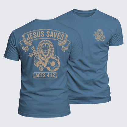 Luxe Mercerized Cotton Tee -  Jesus Saves