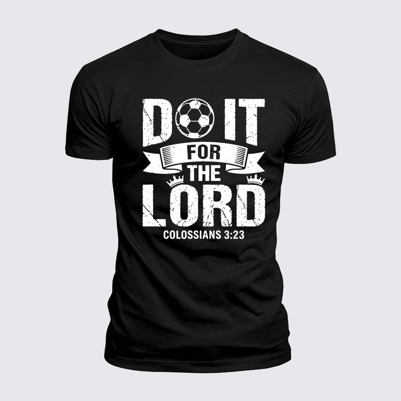 Luxe Mercerized Cotton Tee -  Do It For The Lord
