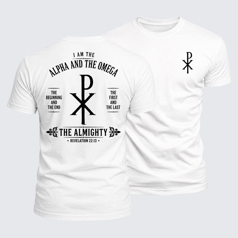 Luxe Mercerized Cotton Tee - Alpha And Omega