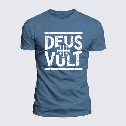 Luxe Mercerized Cotton Tee - Deus Vult