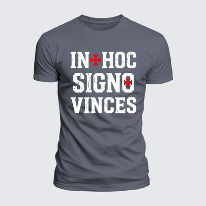 Luxe Mercerized Cotton Tee - In Hoc Signo Vinces
