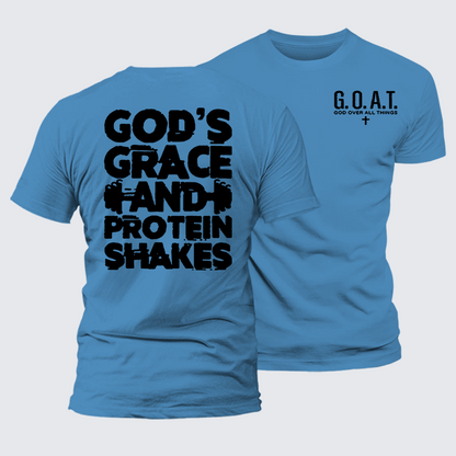 Luxe Mercerized Cotton Tee - Gym Faith