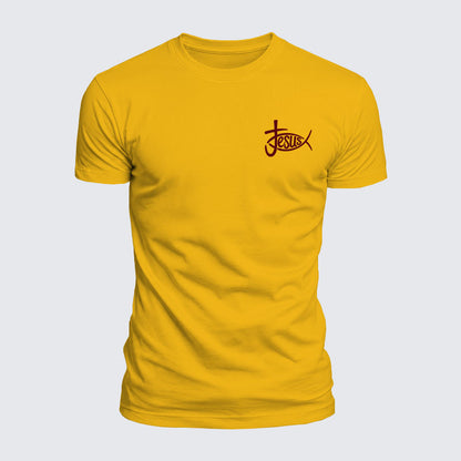 Luxe Mercerized Cotton Tee - Christian Jesus Cross