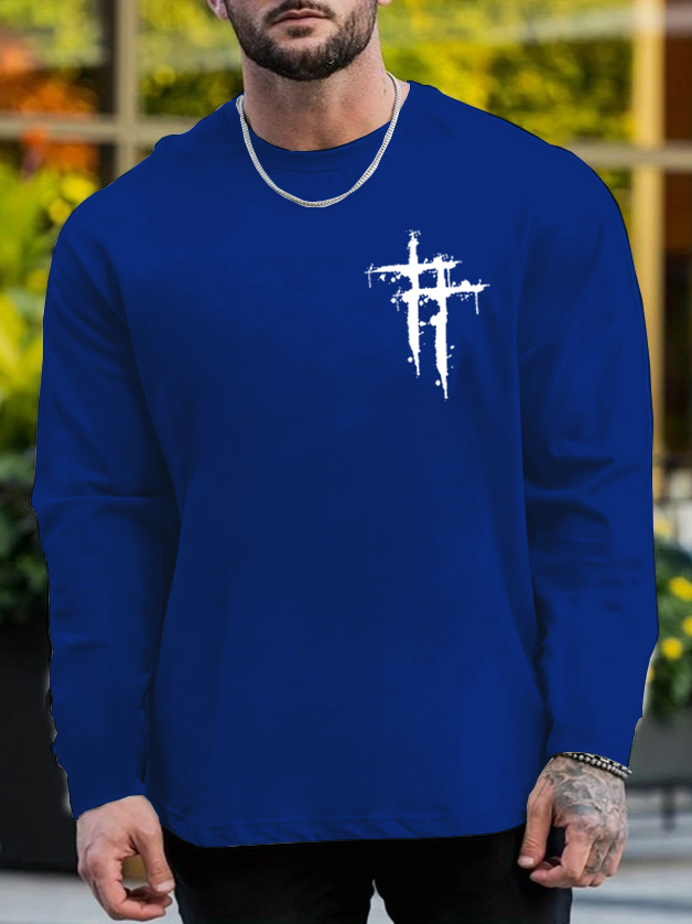 Men's Vintage Faith Long Sleeve T-Shirt