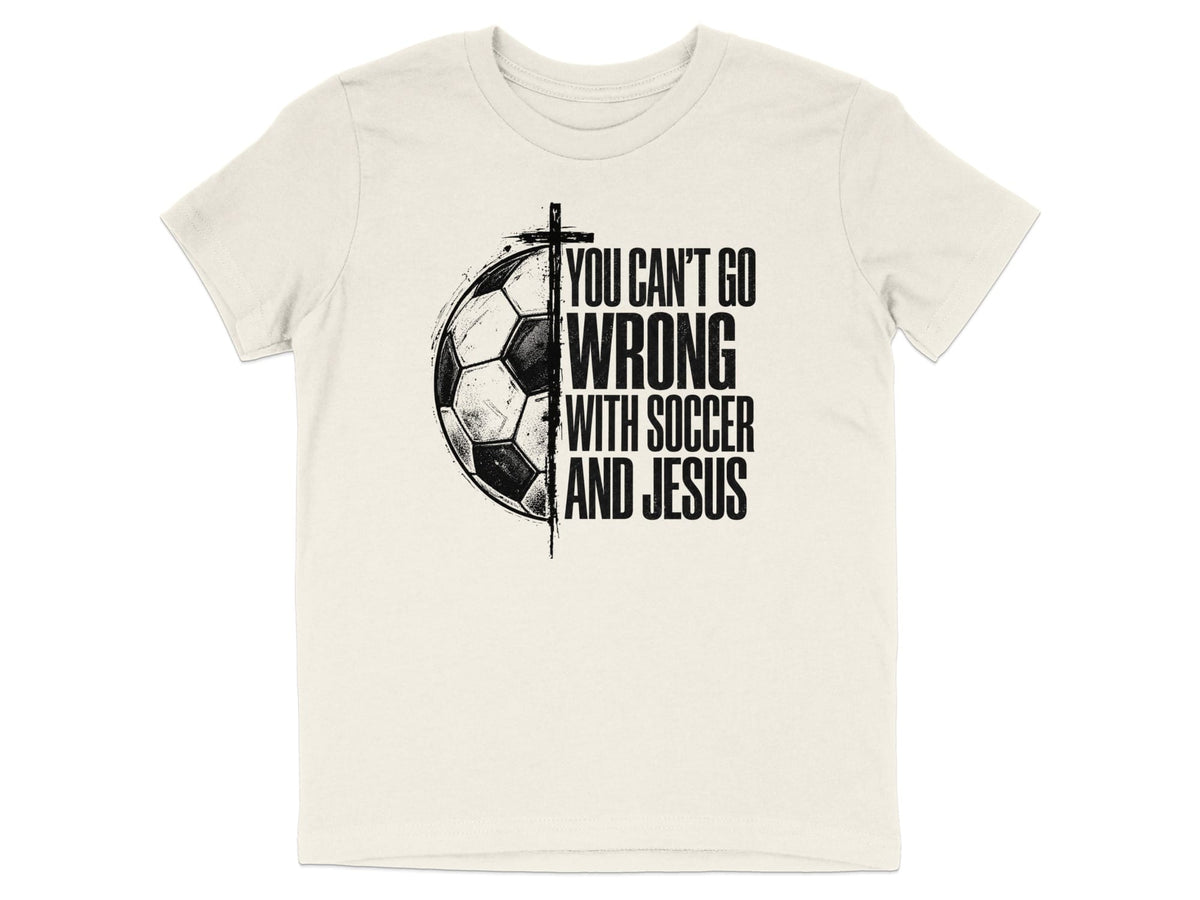 Soccer And Jesus Youth T-Shirt