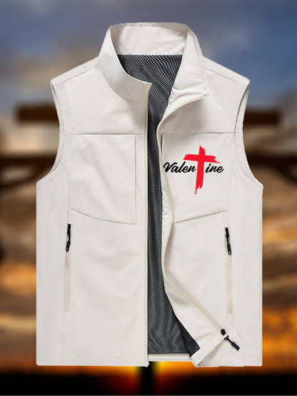 Valentine Jesus God Christian Outdoor Quick-dry Vest