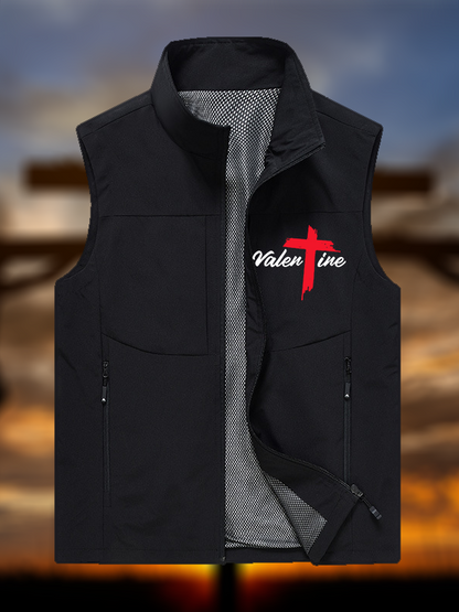 Valentine Jesus God Christian Outdoor Quick-dry Vest