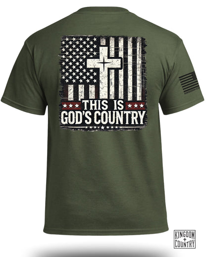 Patriotic This is Gods Country T Shirt