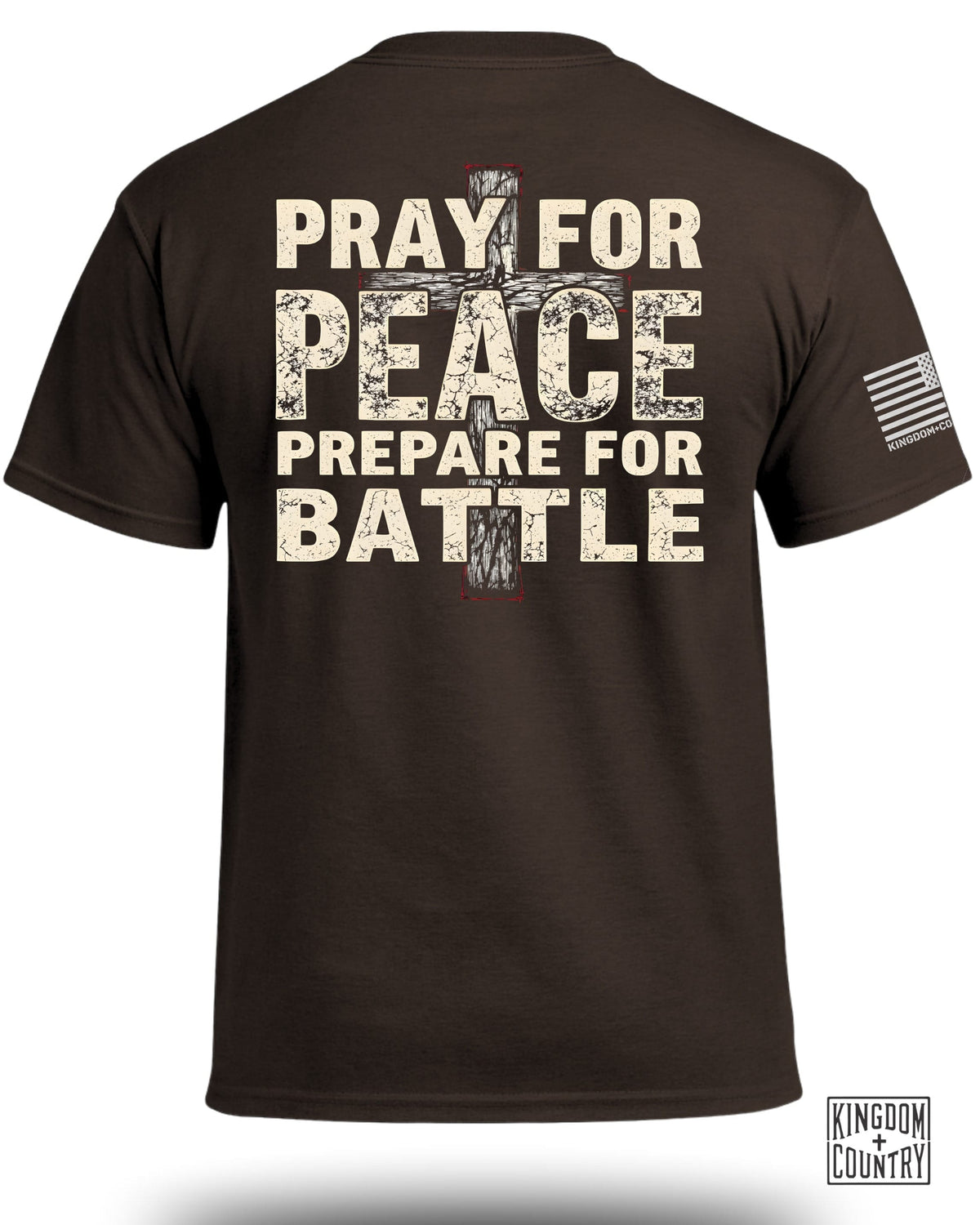 Pray for Peace Prepare for Battle T-Shirt