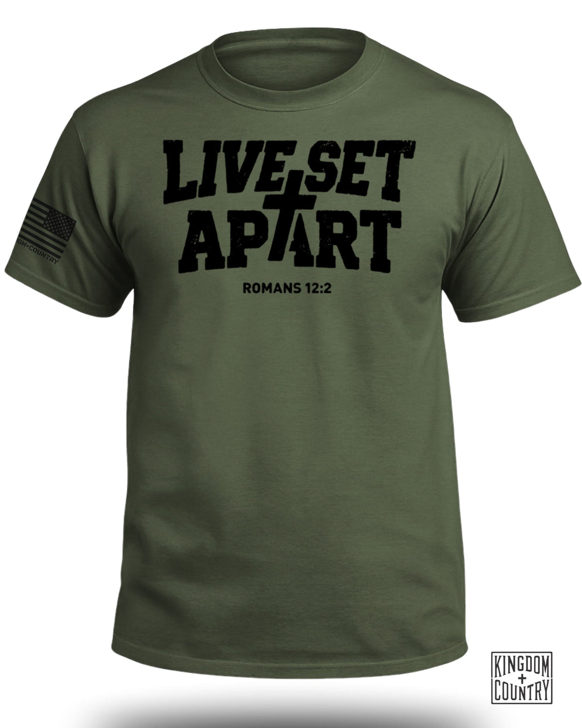 Live Set Apart Romans 12:2 T-Shirt