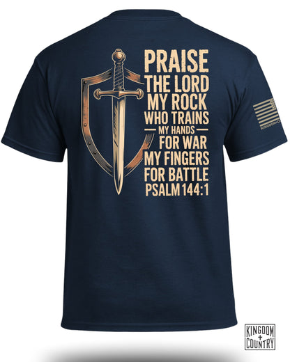 Praise The Lord Psalm 144:1 T-Shirt