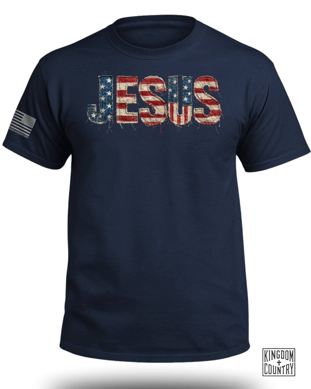 Patriotic Jesus American Flag T-Shirt