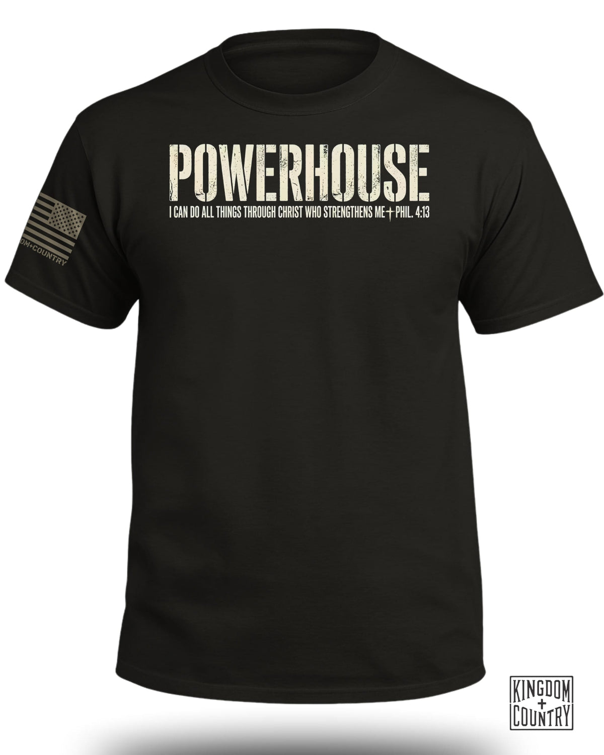 POWERHOUSE Phil 4:13 Christian T-Shirt
