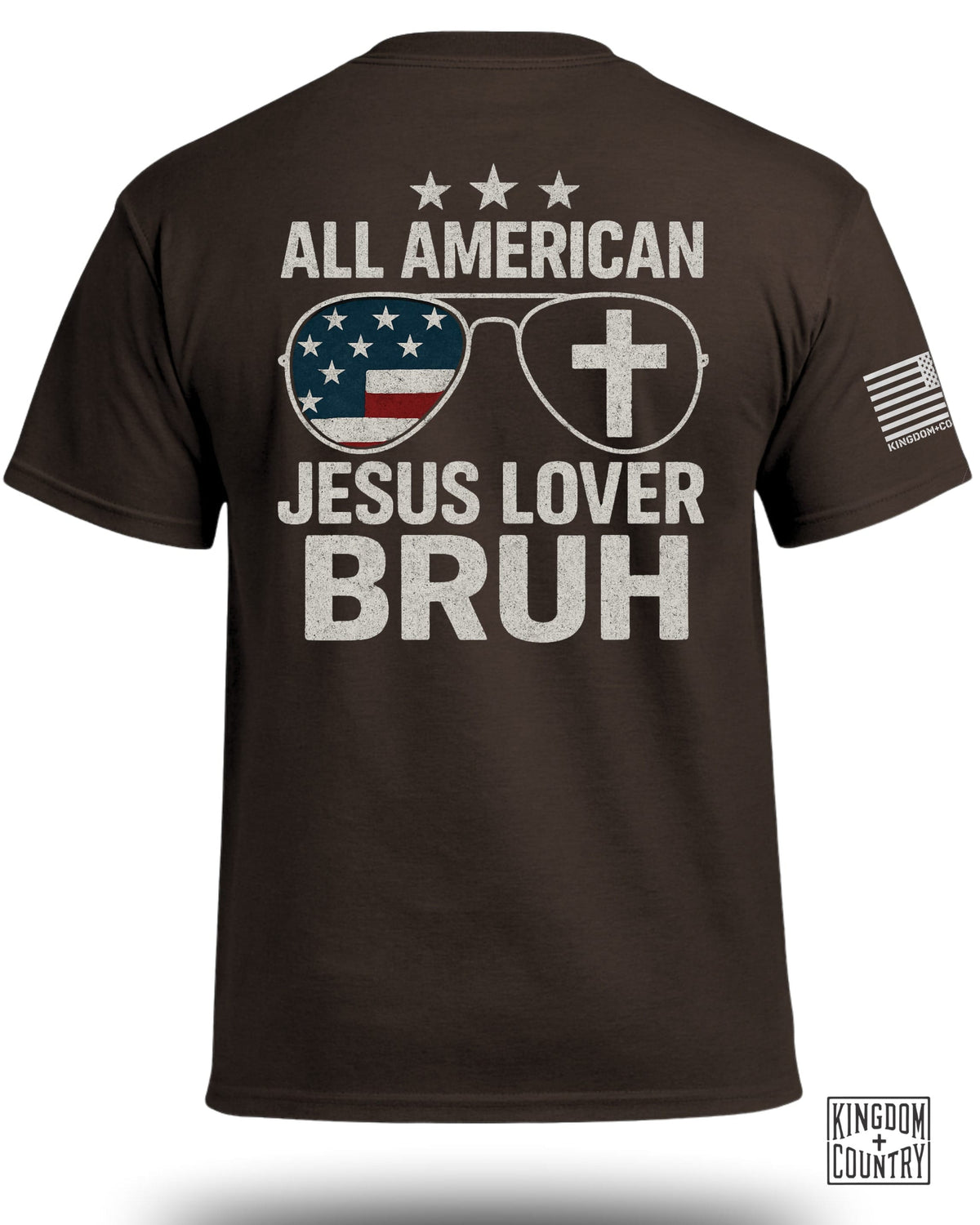 All American Jesus Lover Bruh T-Shirt