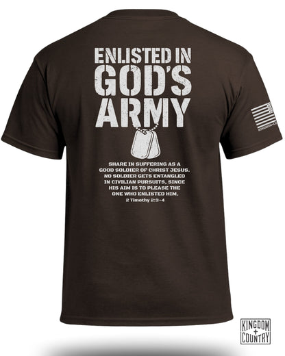 Enlisted In God's Army T-Shirt