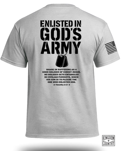 Enlisted In God's Army T-Shirt