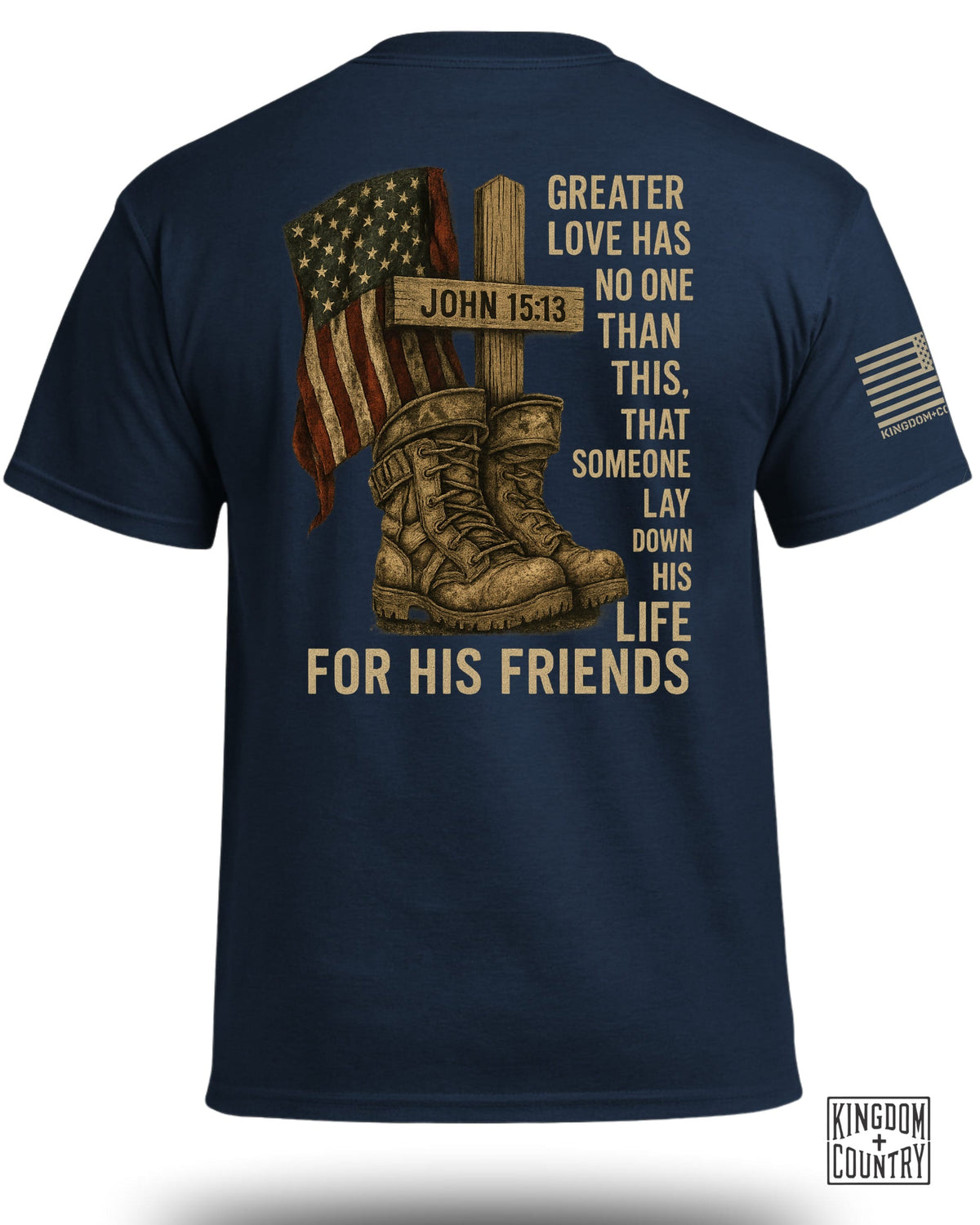 Patriotic John 15 13 T-Shirt