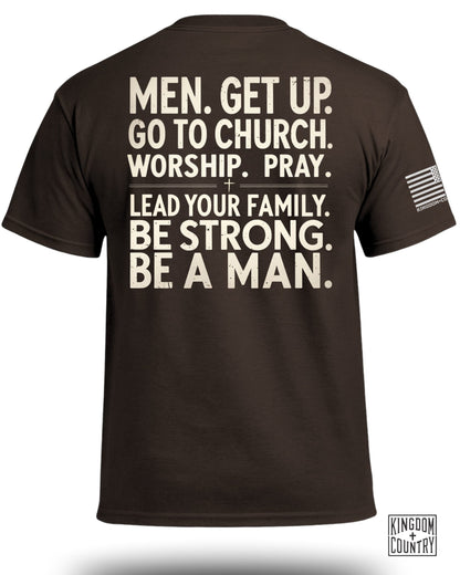 Men Get Up T-Shirt
