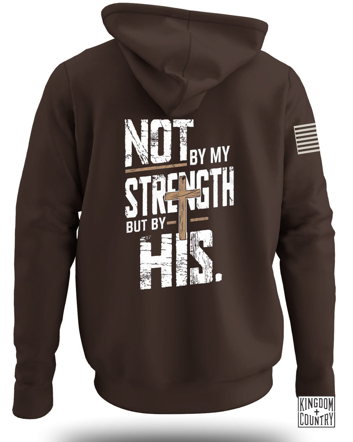 Not by My Strength Graphic Hoodie