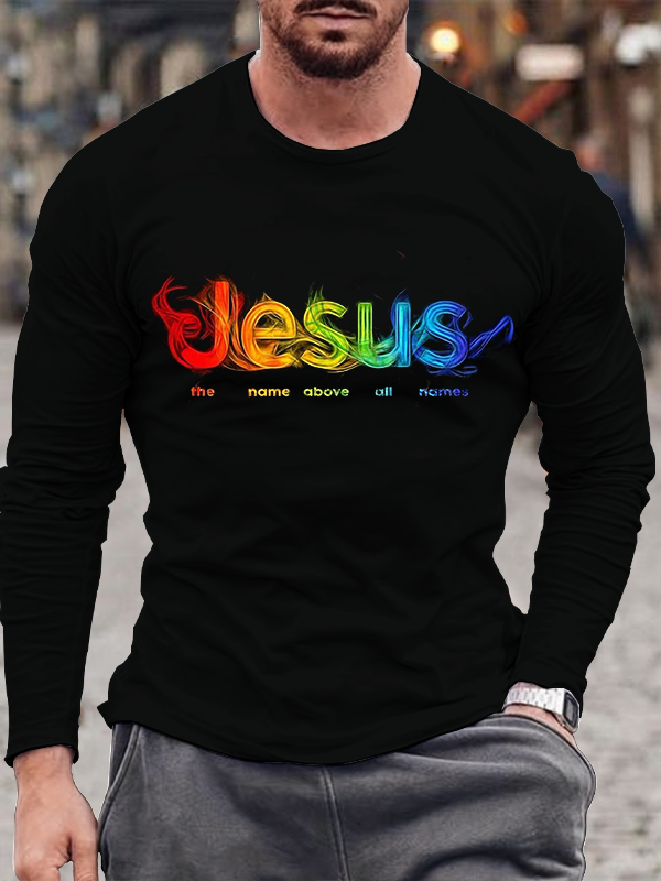 Jesus The Name Above All Names Long Sleeve T-Shirt