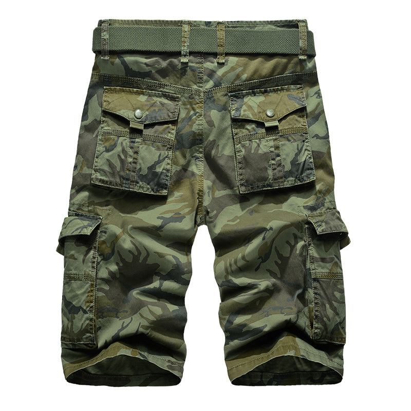 Manlyflex Camo Multi-pocket Men Shorts