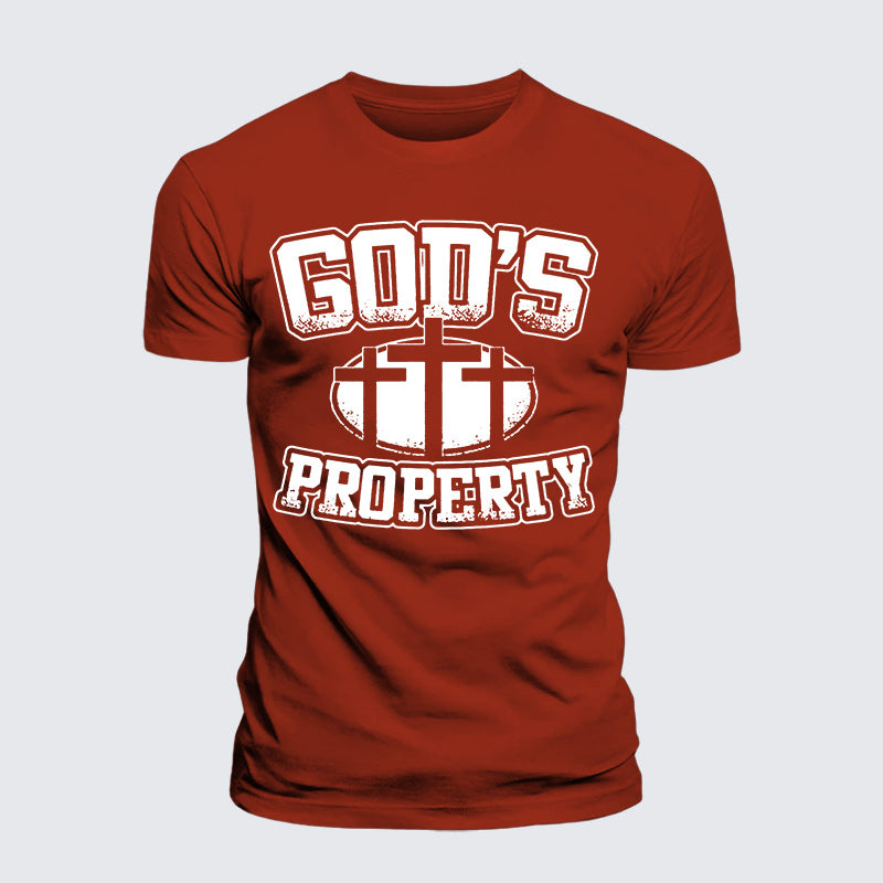 Luxe Mercerized Cotton Tee - Property Of God