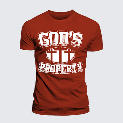 Luxe Mercerized Cotton Tee - Property Of God