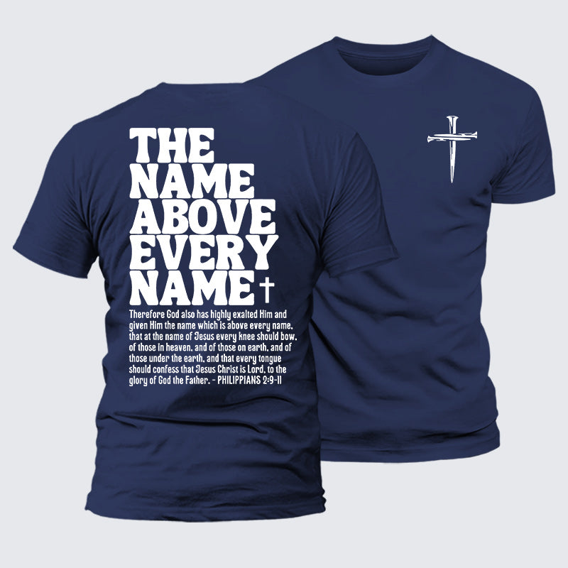 Luxe Mercerized Cotton Tee - The Name Above Every Name