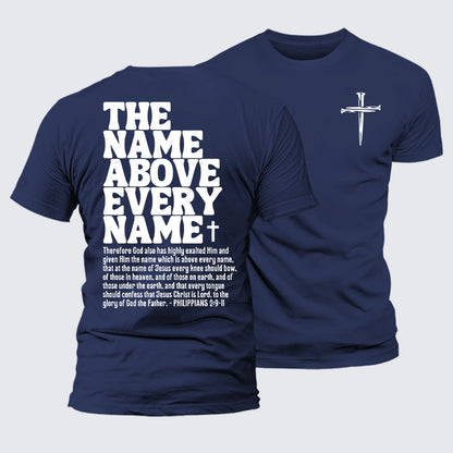 Luxe Mercerized Cotton Tee - The Name Above Every Name