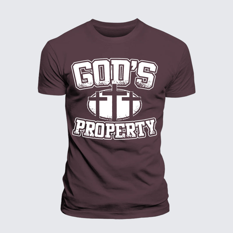 Luxe Mercerized Cotton Tee - Property Of God