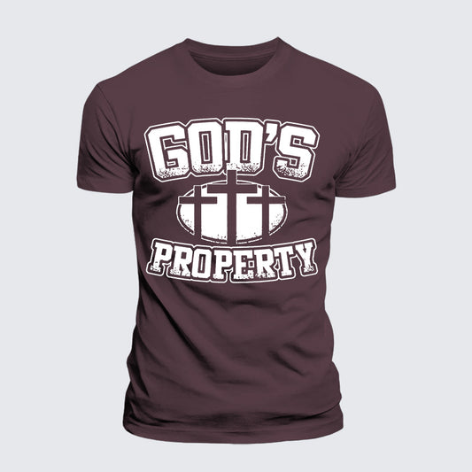 Luxe Mercerized Cotton Tee - Property Of God